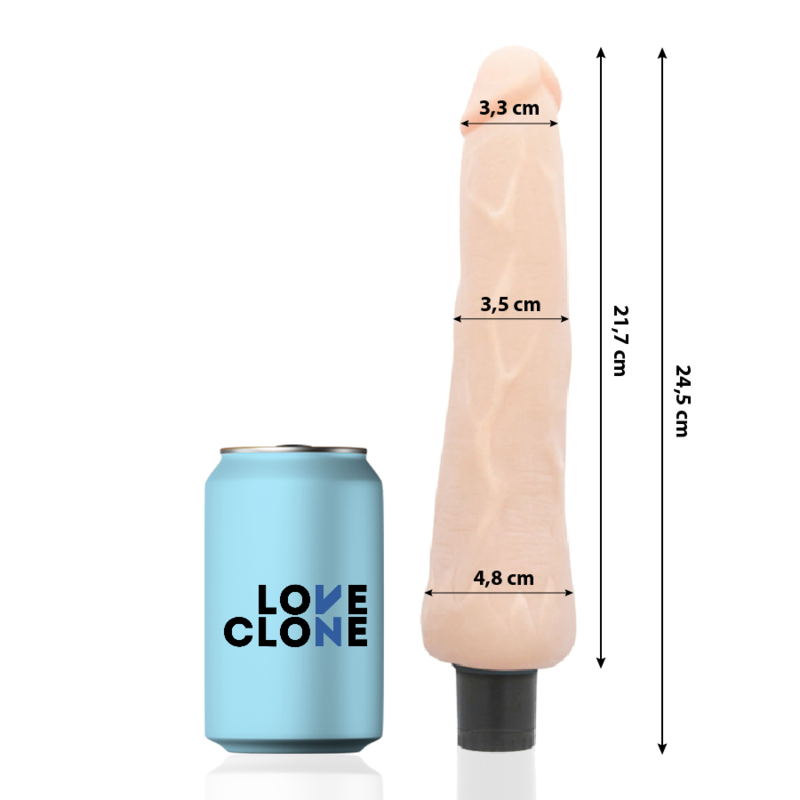 LOVECLONE Ragnar självsmörjande vibrator 24,5 cm