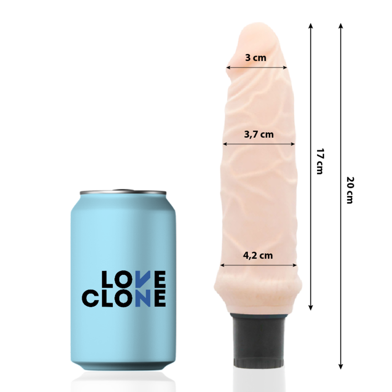 LOVECLONE IVAR självsmörjande vibrator 20 cm