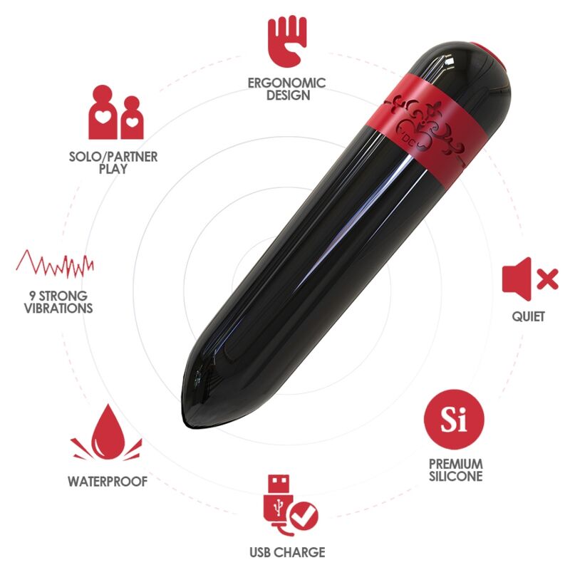 ARMONY - Rocket Vibrator Bullet Black