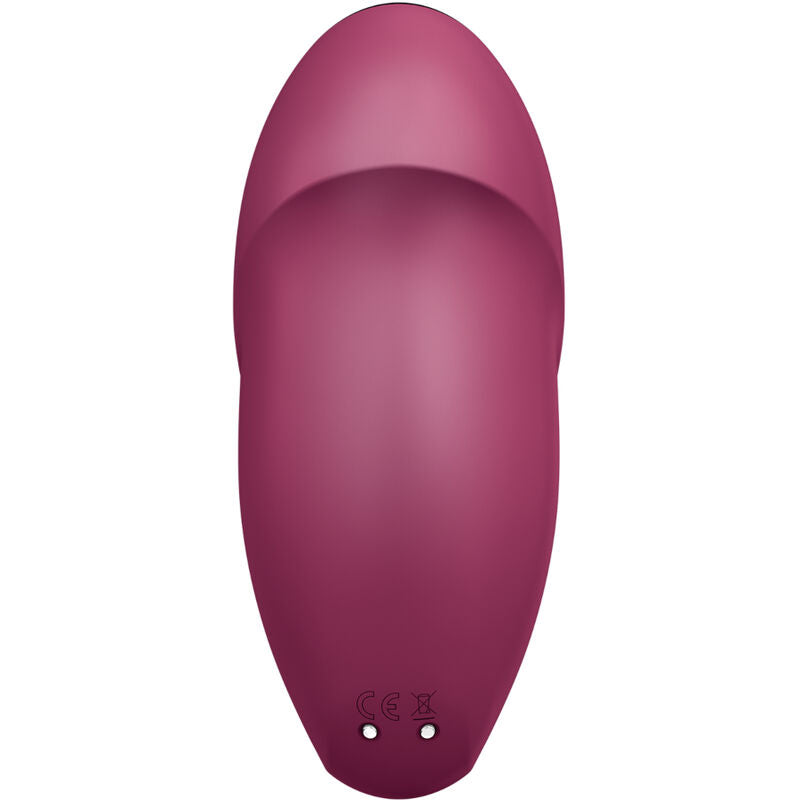 Satisfyer Tap & Climax 1 Lay-On Vibrator i röd färg