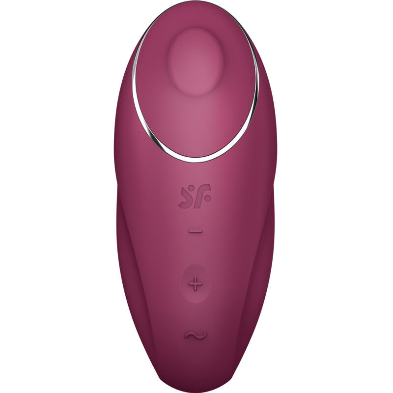 Satisfyer Tap & Climax 1 Lay-On Vibrator i röd färg