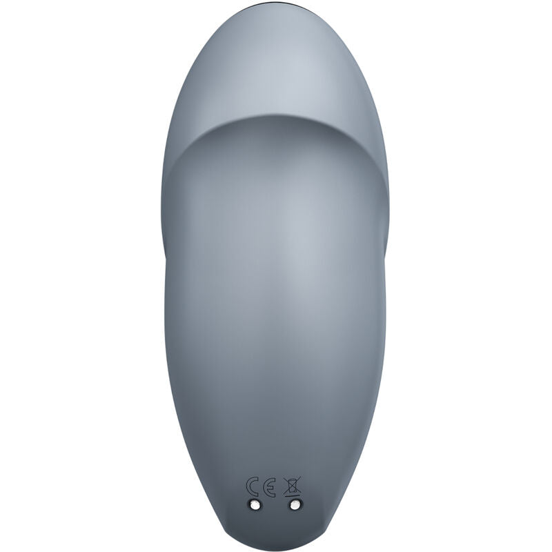 SATISFYER - TAP & CLIMAX 1 LAY-ON VIBRATOR GRÅ
