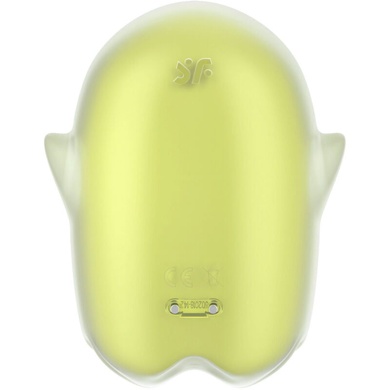 Satisfyer Glowing Ghost Air Pulse Vibrator i gul färg