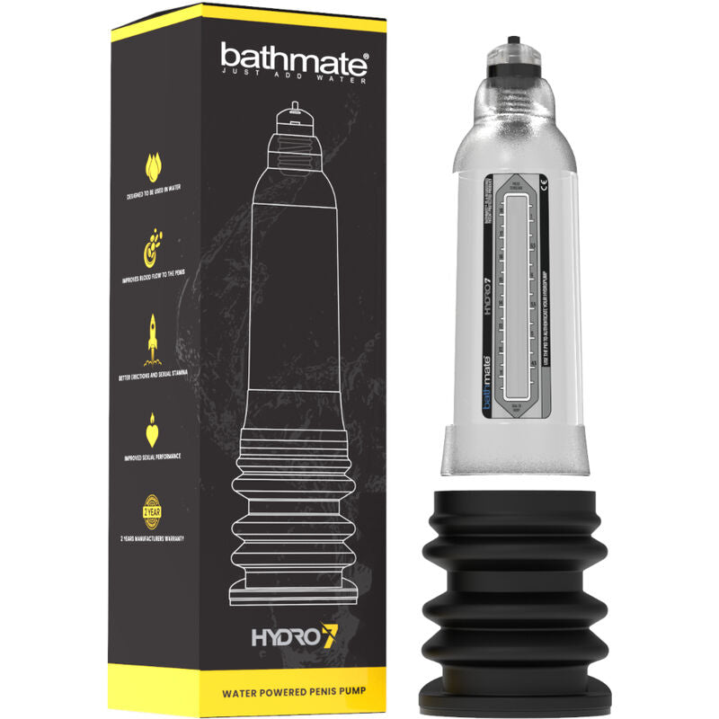 Bathmate Hydro 7 Hercules Transparent för penisutveckling