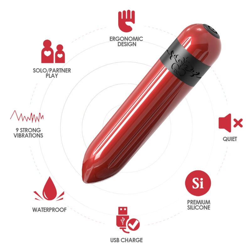 ARMONY - Rocket Vibrator Bullet Remote Control Fuchsia