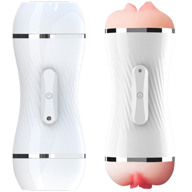 ARMONY dubbla vagina och mun vibrator masturbator vit