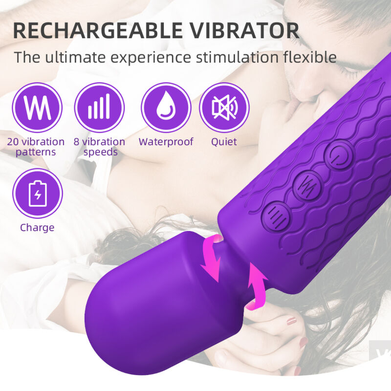 Armony Mini Massager och Vibrator i lila