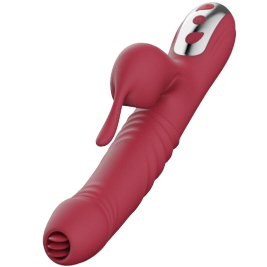 ARMONY - Suck vibrator & sug med stimulerande tunga burgundy