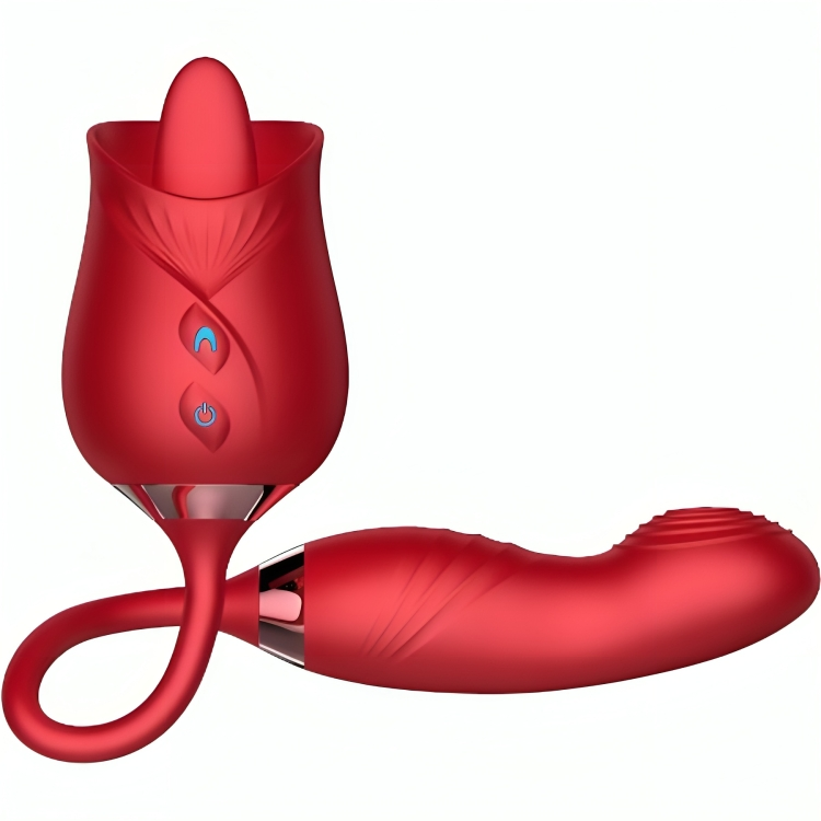 ARMONY - DELIGHT FLOWER VIBRATOR & BUMPING MED RÖD TUNGSPETS