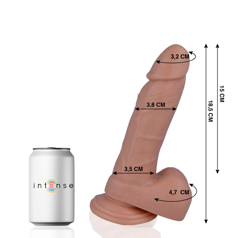 MR INTENSE - 14 REALISTIC COCK 18,5 CM -O- 3,8 CM