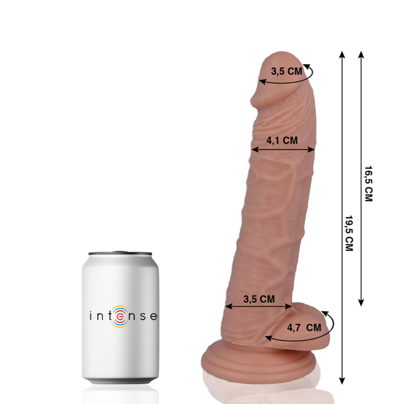 MR INTENSE - 15 REALISTIC COCK 19,5 CM -O- 4,1 CM