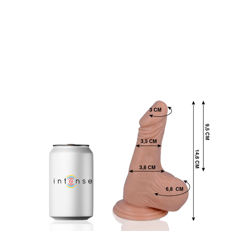 MR INTENSE - 1 REALISTISK DILDO 14.6 CM -O- 3.5 CM