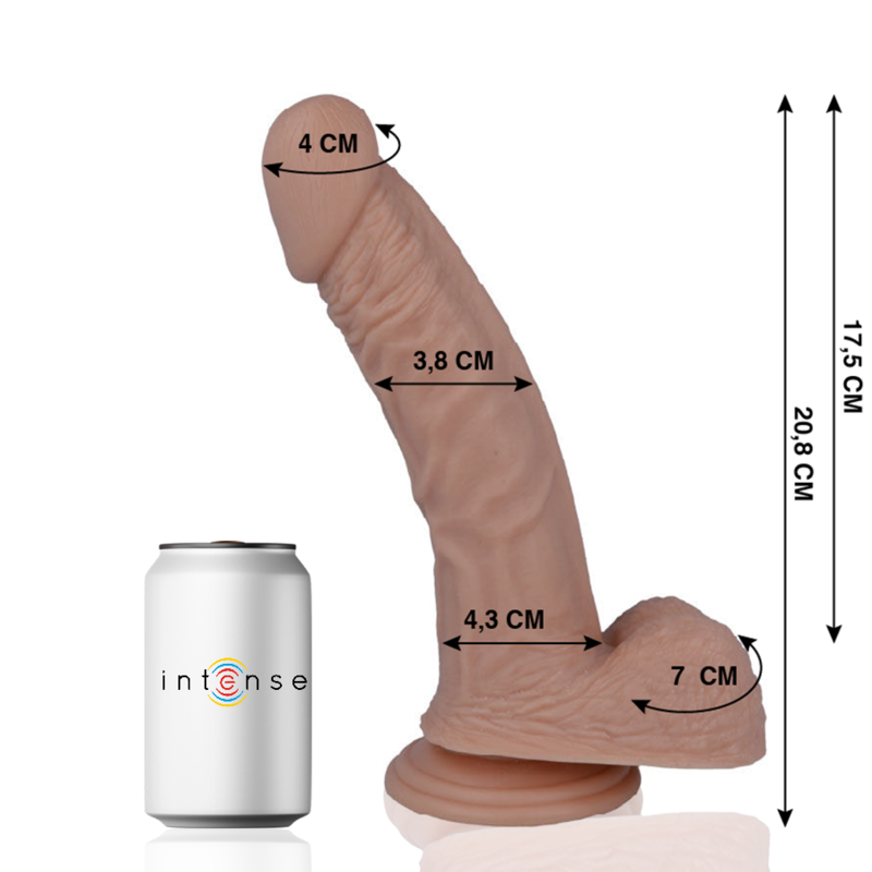 MR INTENSE - 23 REALISTISK DILDO 20.8 CM -O- 3.8 CM