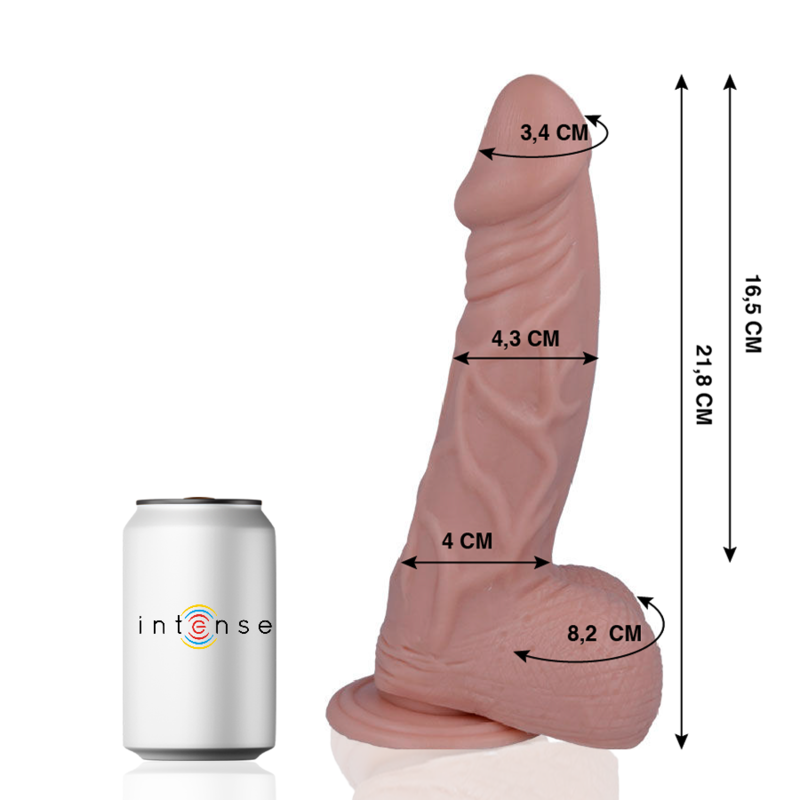 MR INTENSE - 25 REALISTISK DILDO 21.8 CM -O- 4.3 CM