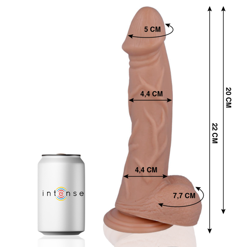 MR INTENSE - 26 REALISTISK DILDOS 22 CM -O- 4.4 CM