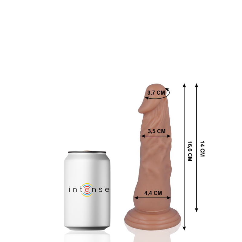 MR INTENSE - 6 REALISTISK DILDO 16.6 CM -O- 4.4 CM