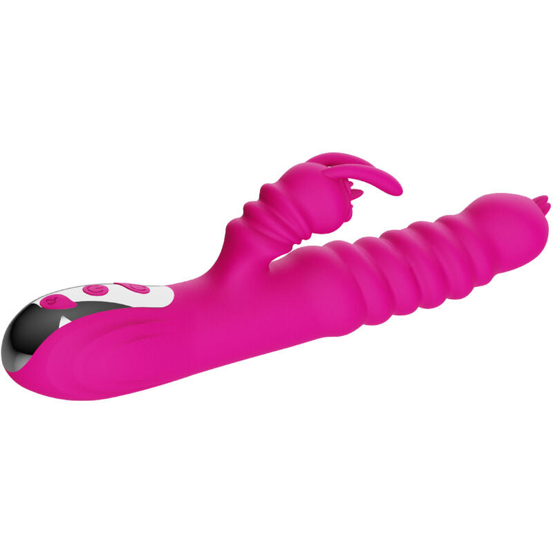 ARMONY Rabbit Double Tongue multifunktionsvibrator i fuchsia
