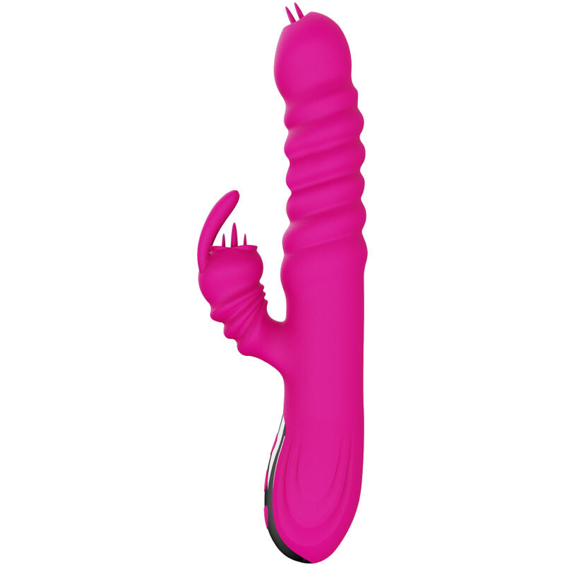 ARMONY Rabbit Double Tongue multifunktionsvibrator i fuchsia