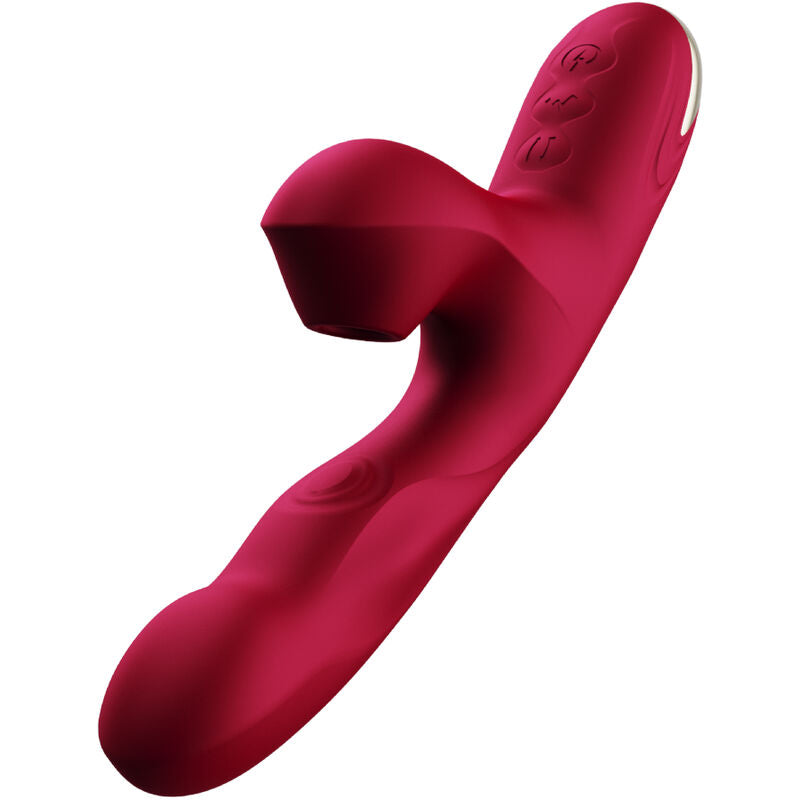Armony Bump vibrator med sugkopp i burgundy