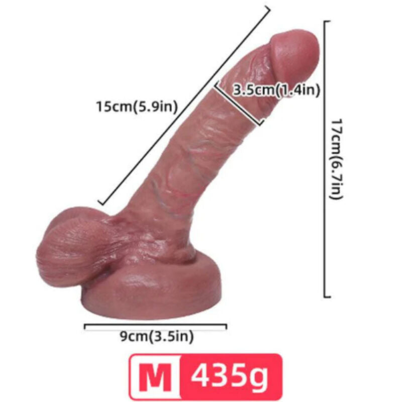 ARMONY - Realistisk dildo i flytande silikon 15 cm