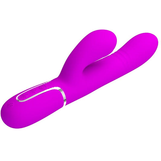 Pretty Love multifunktionell G-punkt vibrator i fuchsia
