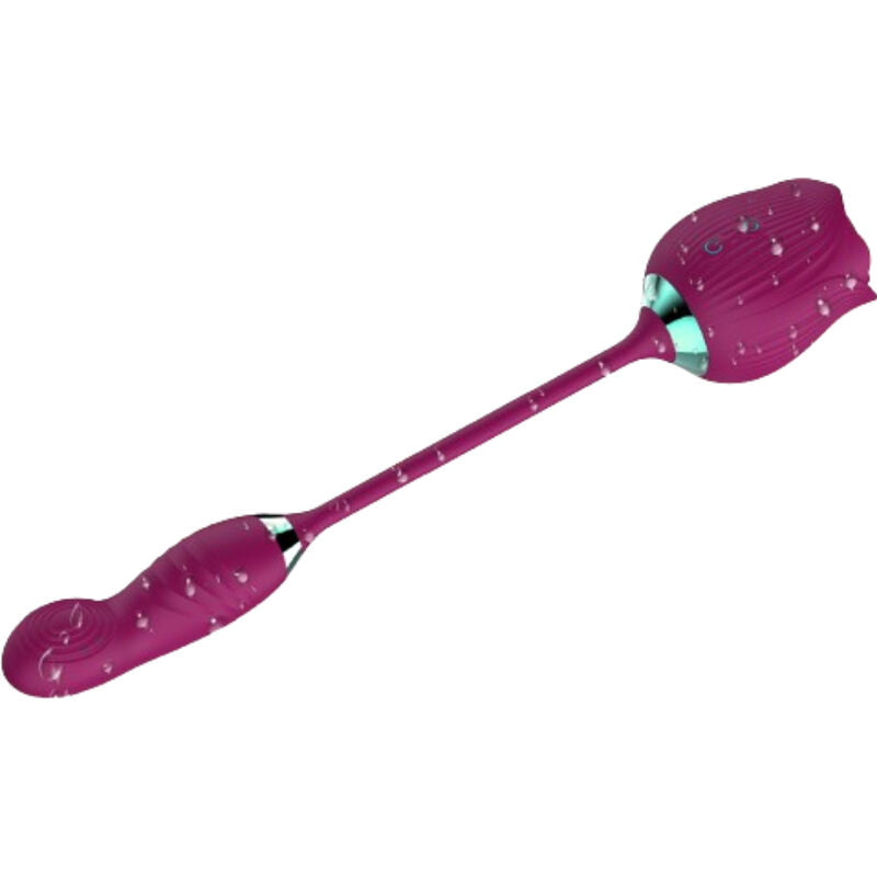 Armony Delight Flower vibrator i violett med sugfunktion