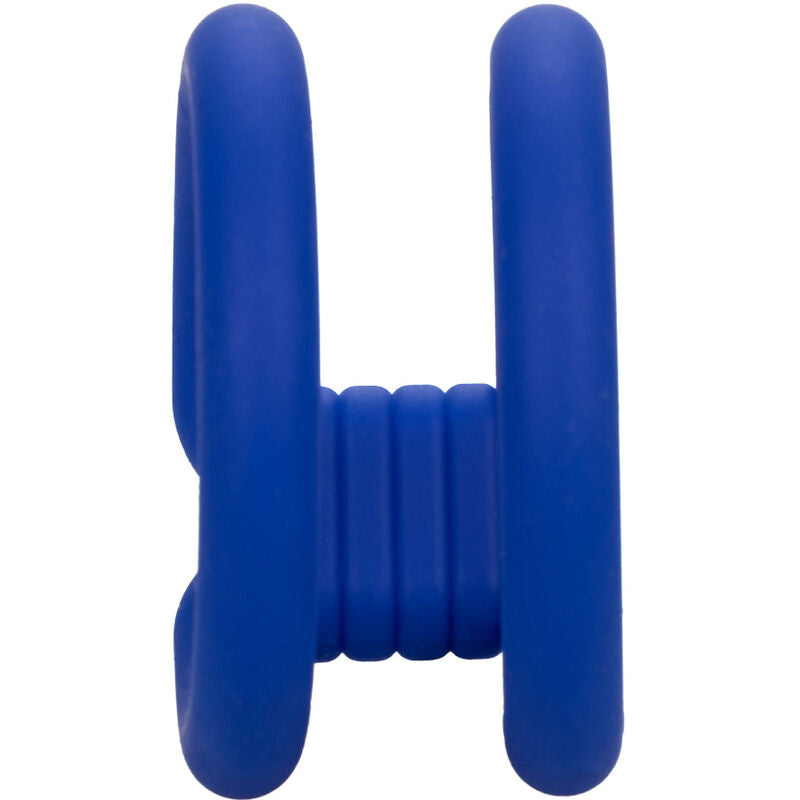 CalExotics Admiral Dual Cock Cage Blue