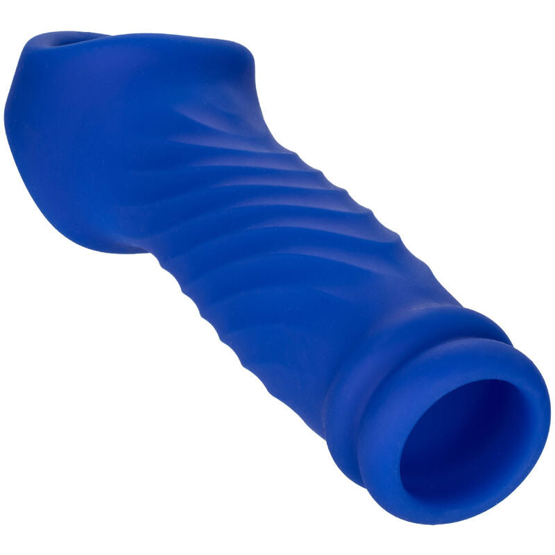 CalExotics Admiral Wave Penis Cover i blått flytande silikon