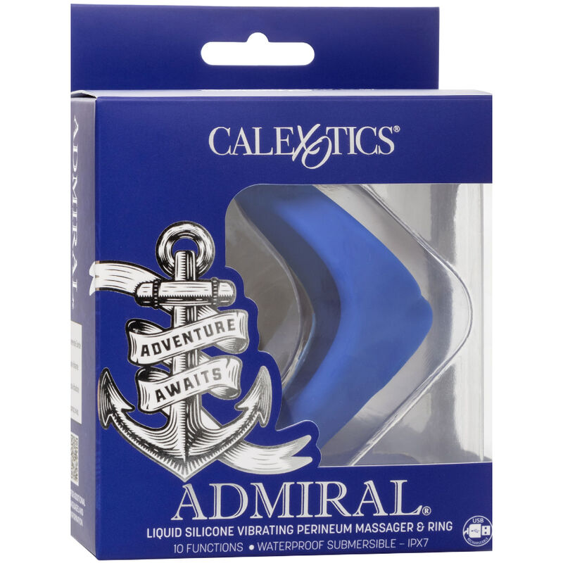 CalExotics Admiral Perineum Massager i blått