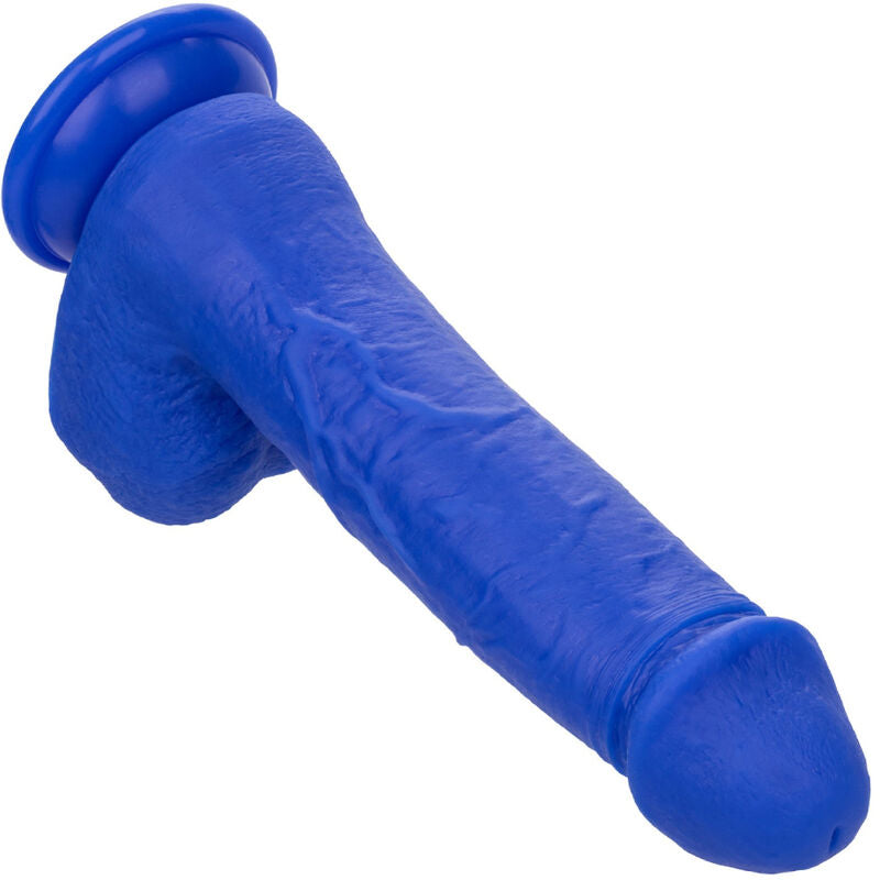 Realistisk dildo vibrator i blått från CalExotics