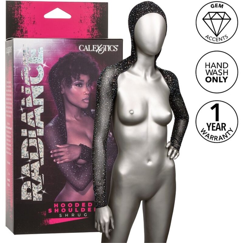 Radiance Hooded Shrug från CalExotics med rhinestones