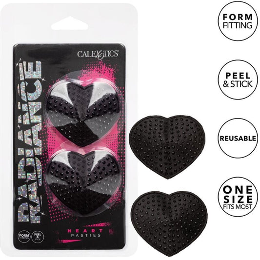 CalExotics Radiance hjärtformade nipple shields