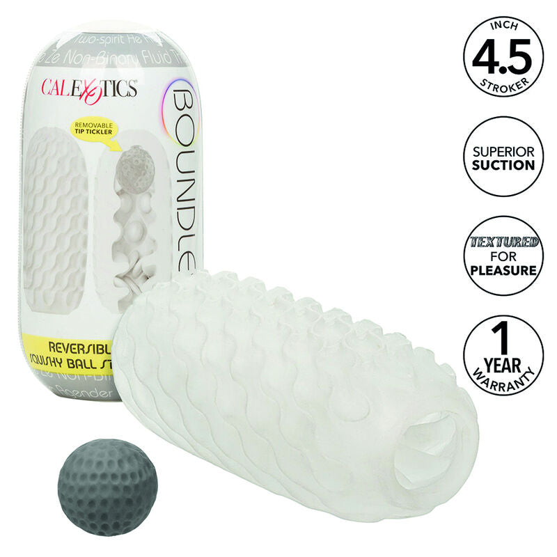 CalExotics Boundless Reversible Squishy Ball Stroker i gult