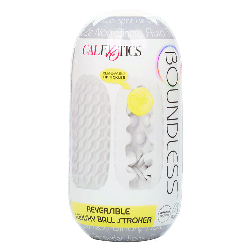 CalExotics Boundless Reversible Squishy Ball Stroker i grå färg