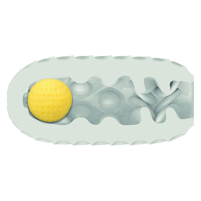 CalExotics Boundless Reversible Squishy Ball Stroker i grå färg