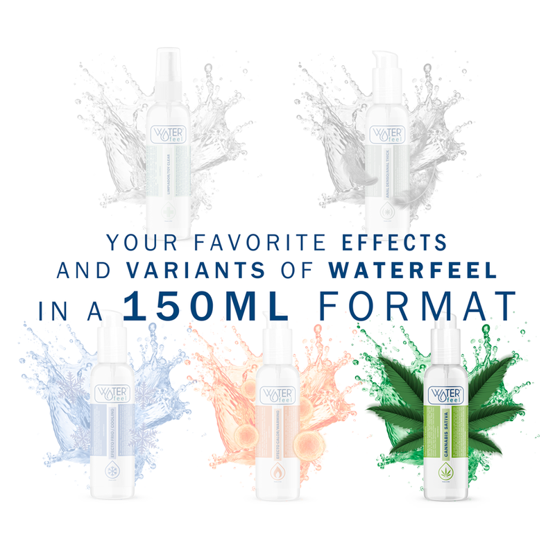 WATERFEEL Cannabis Glidmedel 150 ml