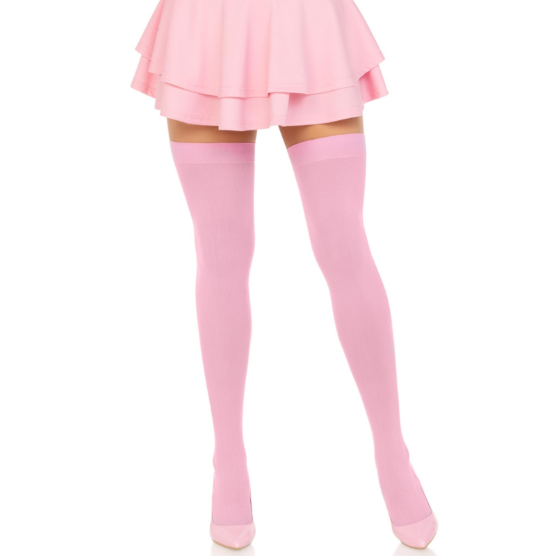 Nylonstrumpor i rosa från Leg Avenue