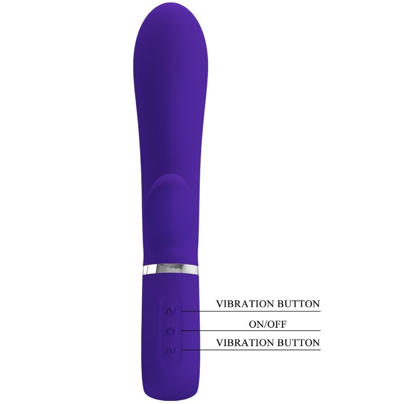 PRETTY LOVE Thomas multifunktionell G-punktsvibrator i lila