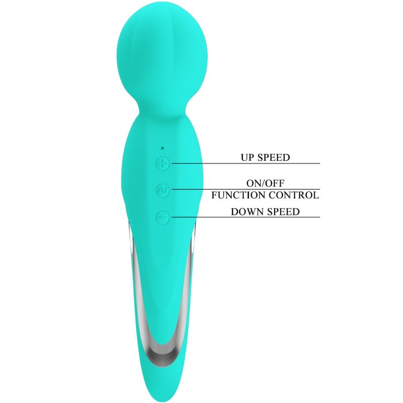 Pretty Love Walter Vibrator Vand i aqua grön färg