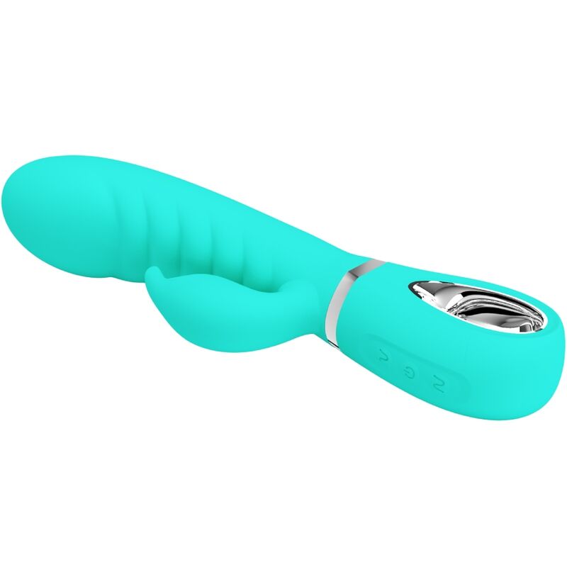 Pretty Love Prescott multifunktionell G-punktsvibrator i aqua grön