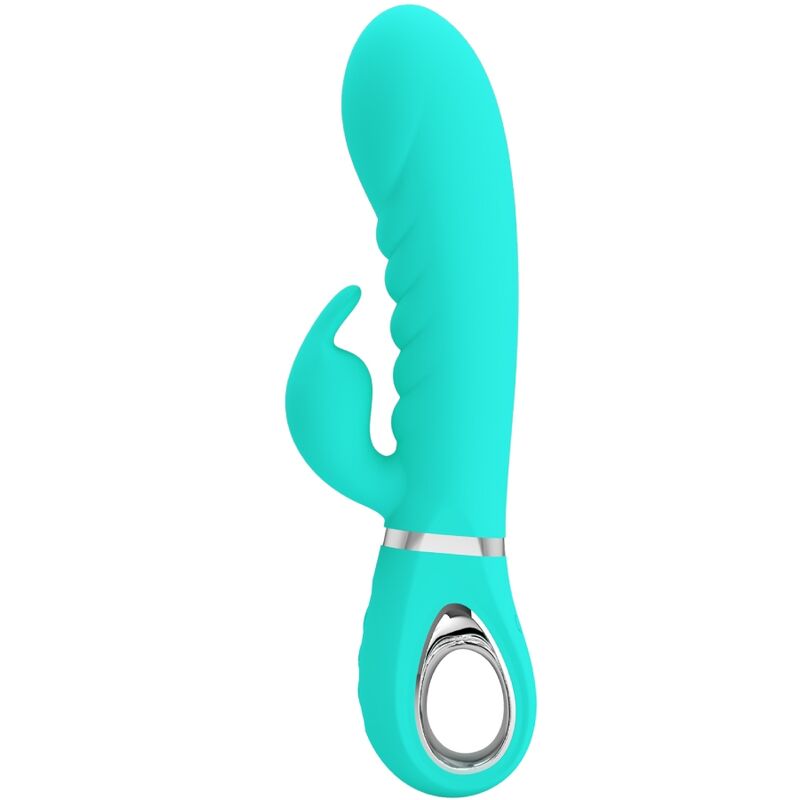 Pretty Love Prescott multifunktionell G-punktsvibrator i aqua grön