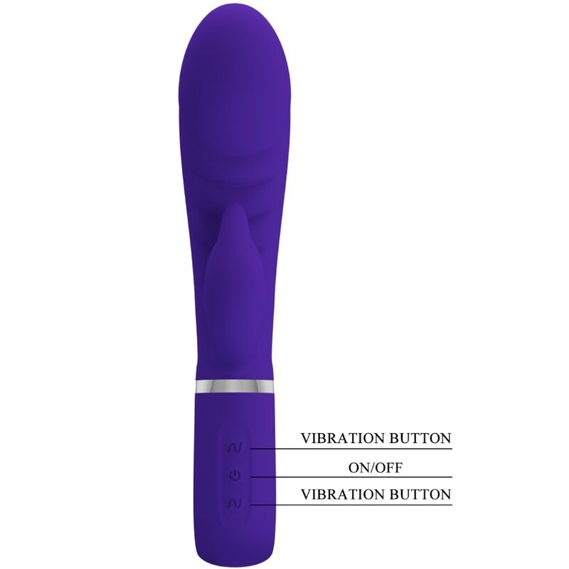 Pretty Love Prescott multifunktionell G-punktsvibrator i lila