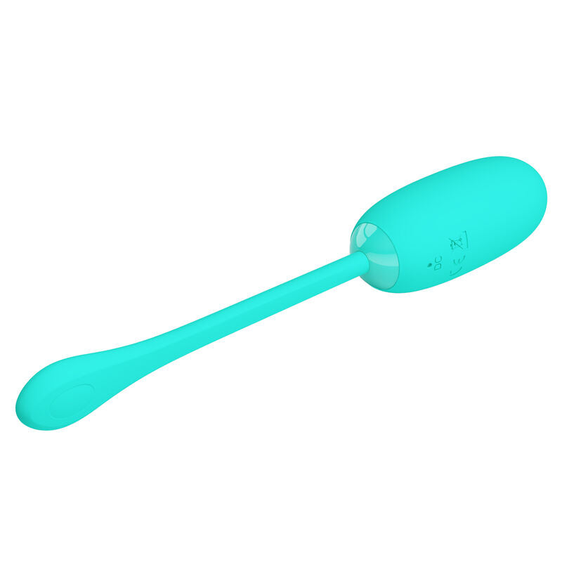 Vibrerande ägg från PRETTY LOVE i aqua grön färg