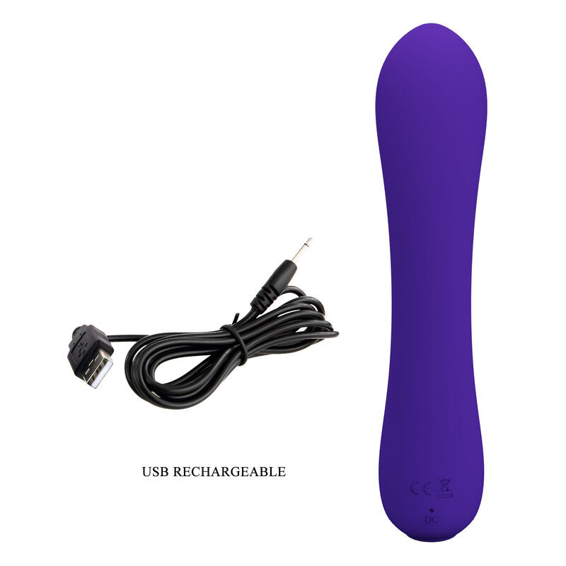 PRETTY LOVE Prescott återladdningsbar vibrator i lila