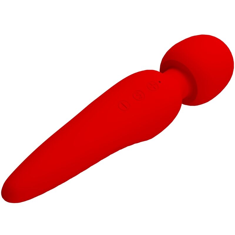 PRETTY LOVE Meredith Massager med 12 vibrationslägen i röd färg