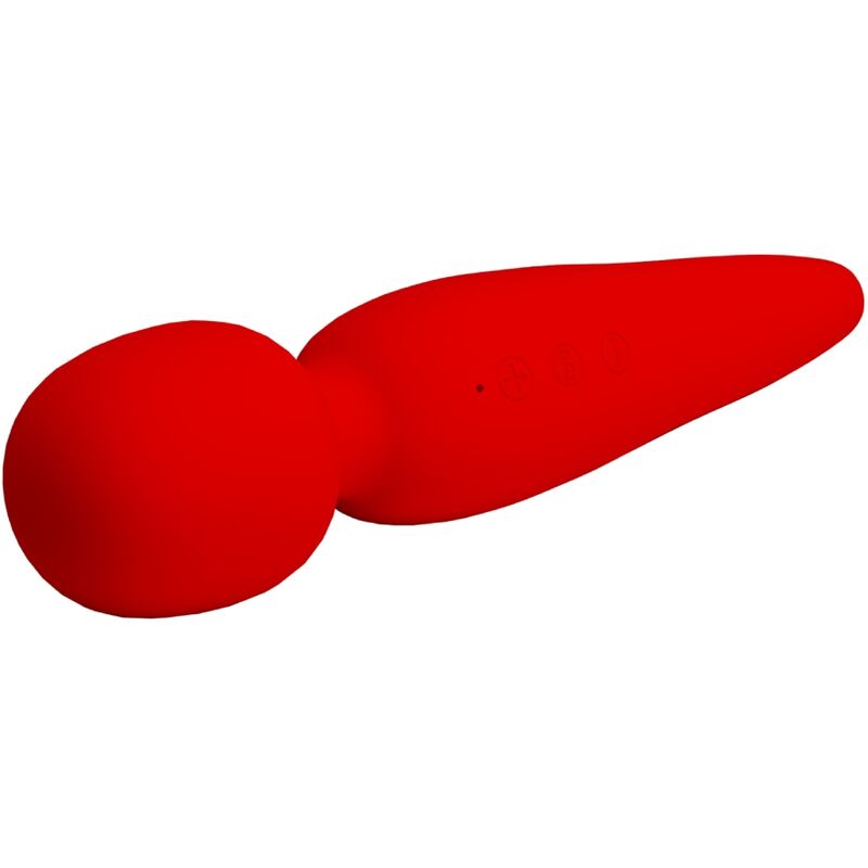 PRETTY LOVE Meredith Massager med 12 vibrationslägen i röd färg