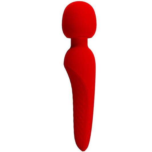 PRETTY LOVE - MEREDITH MASSAGER 12 VIBRATIONSÄTT RÖD