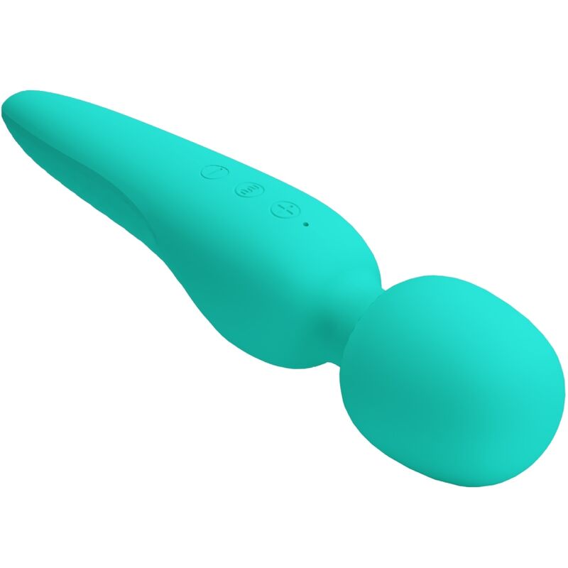 PRETTY LOVE Meredith Massager i aqua grön med 12 vibrationslägen