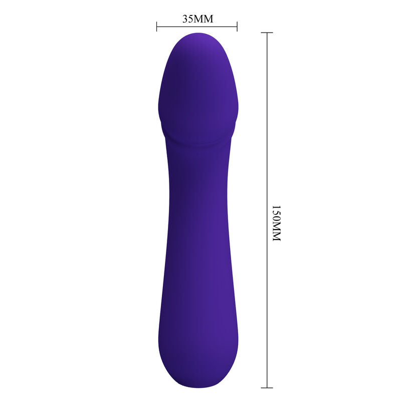 Lila uppladdningsbar G-punkts vibrator från Pretty Love