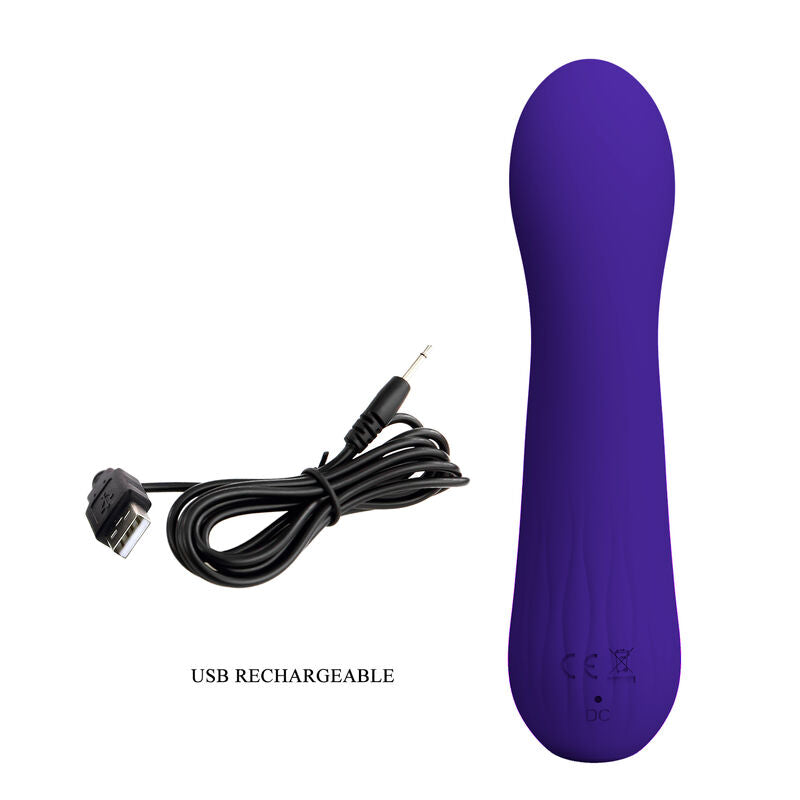 PRETTY LOVE FAUN återladdningsbar vibrator i lila